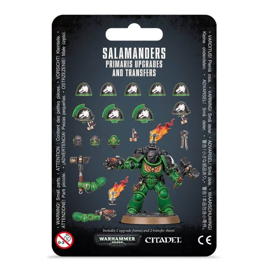 Warhammer 40k Salamanders Upgrades & Abziehbilder – Space Marines