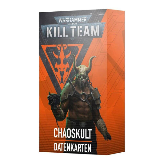 Warhammer Kill Team Chaoskult Datenkarten Deutsch Neu