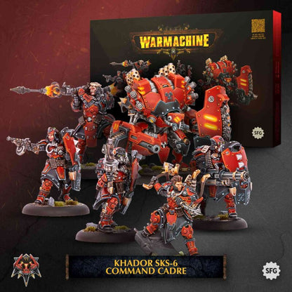 Warmachine: Khador SKS-6 Command Cadre (HIPS)
