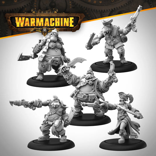 Warmachine: Marauder Crew A – Brineblood Marauders Miniaturen