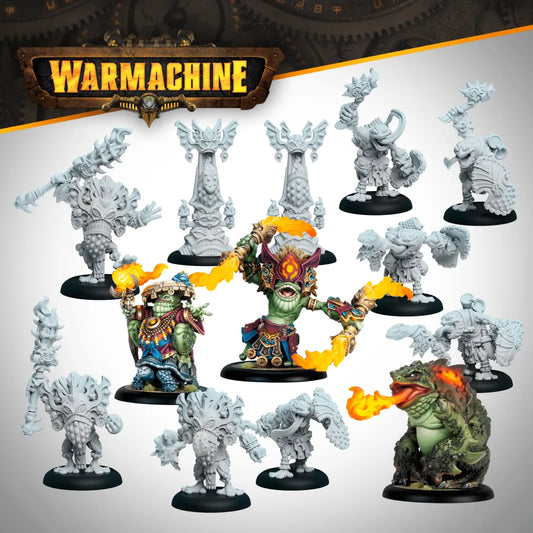 Warmachine: SK Fire Tongue Warriors Command Cadre