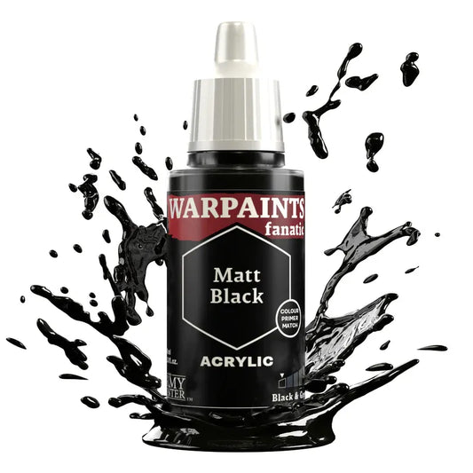 Army Painter Matt Black Warpaints Fanatic 18 ml