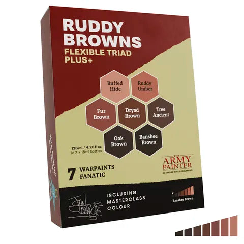Army Painter Ruddy Browns Flexible Triad PLUS+ APWP8089P Neu