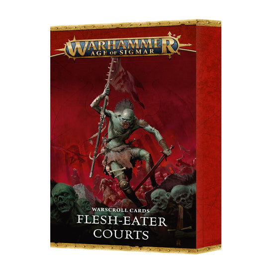 Datenblattkarten Flesh-eater Courts Englisch für Warhammer Age of Sigmar