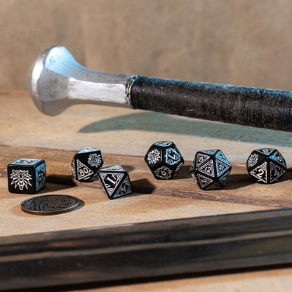 The Witcher Dice Set. Geralt - The Silver Sword