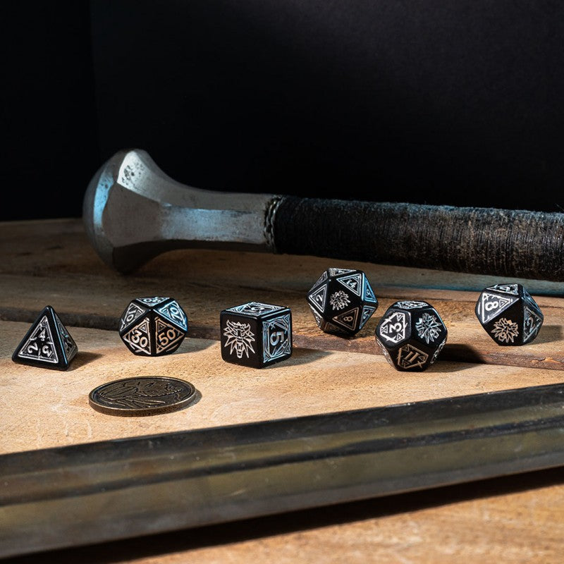 The Witcher Dice Set. Geralt - The Silver Sword