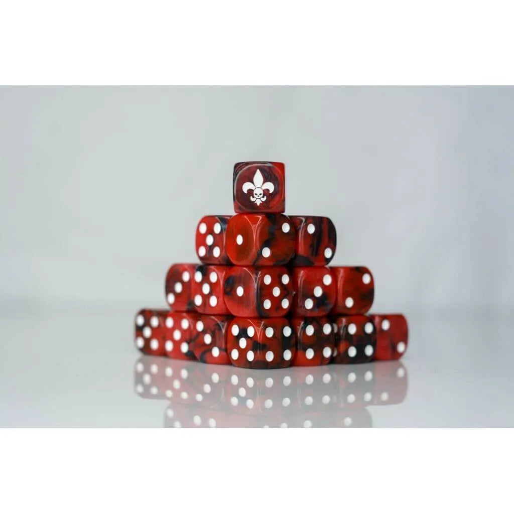 Die Hard Dice Fleur De Lis W6 16 mm Würfel 20 Stück