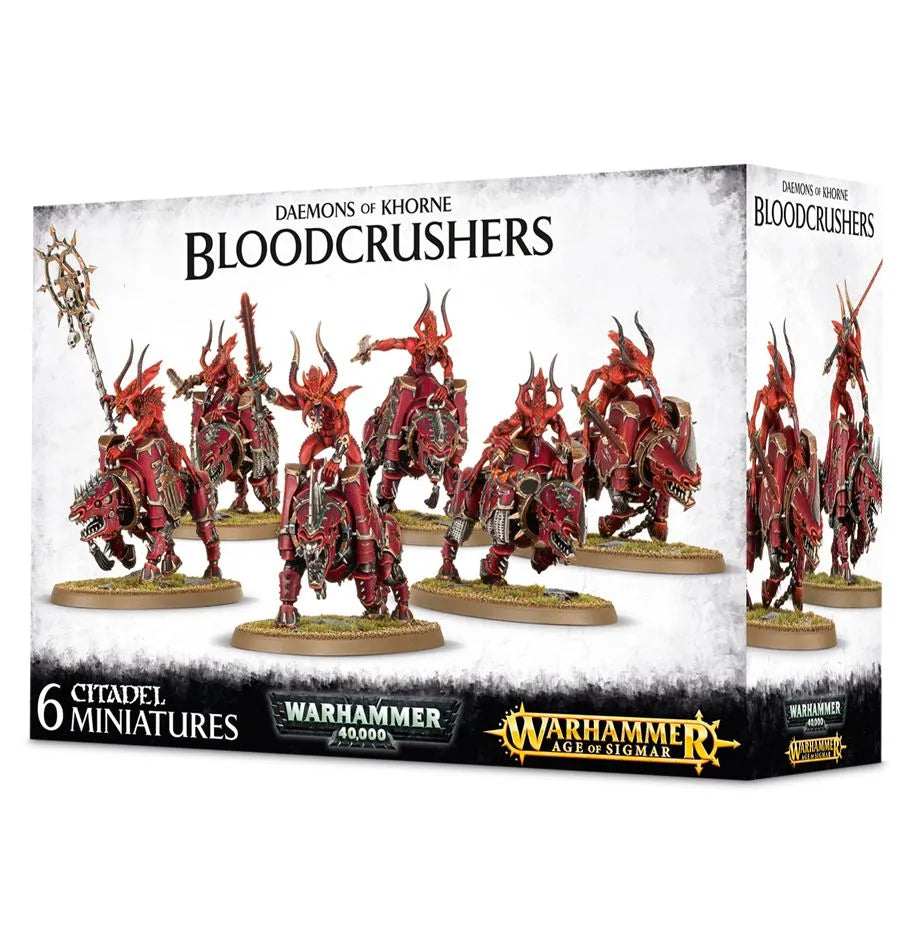 Warhammer Age of Sigmar & Warhammer 40.000: Bloodcrushers Khorne Chaos Daemons